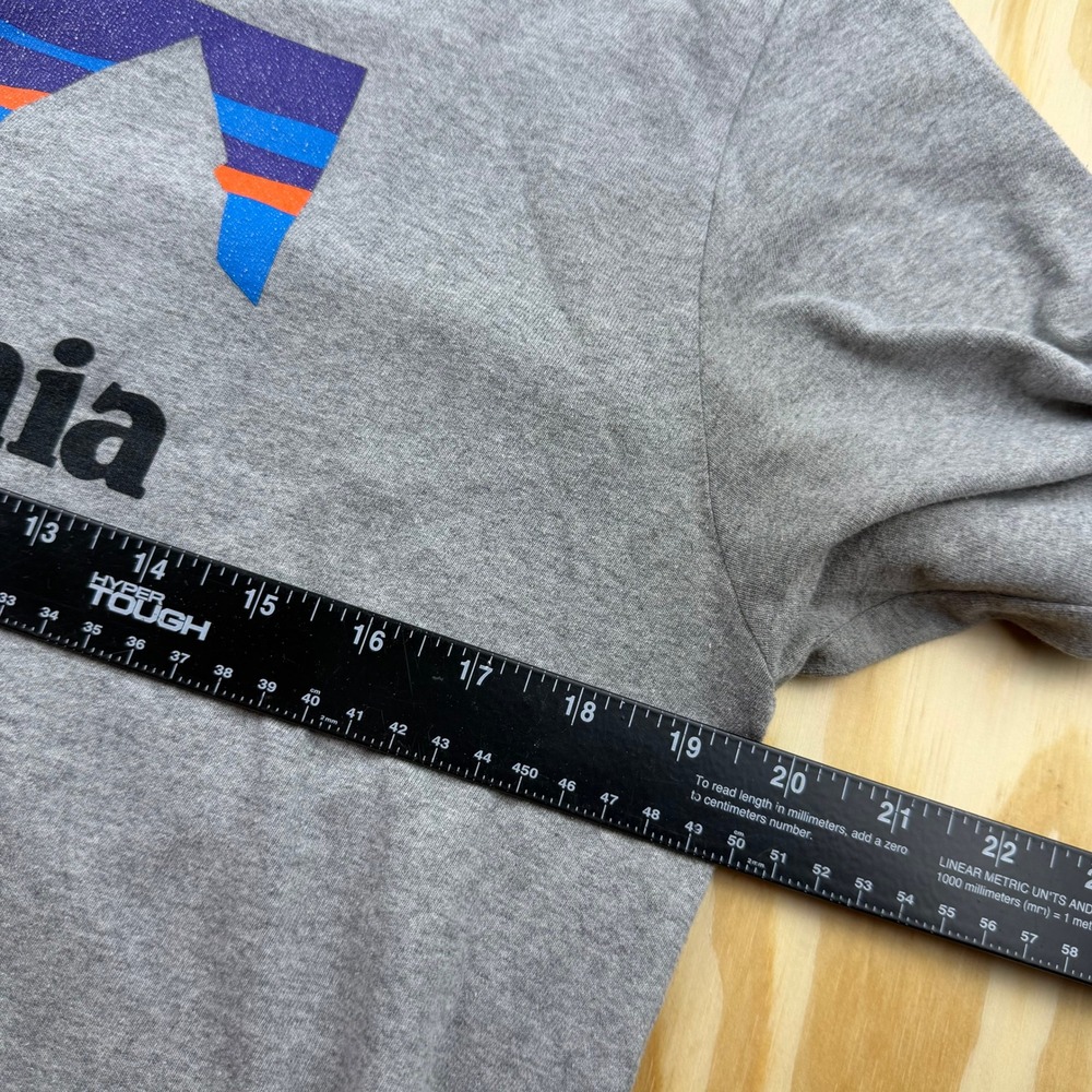 Patagonia Mens Responsibili-Tee Long Sleeve Gray Graphic T-Shirt Regular Fit M - Picture 4 of 6
